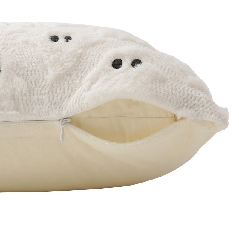 モデルルーム展示品 Oyuna カシミア クッションカバー オフホワイト クッションカバー IF ゴーストファー 【if Home】の通販｜東京