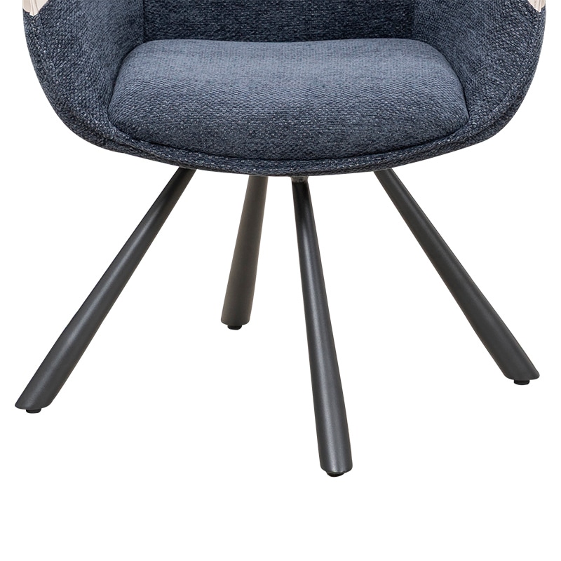 回転式チェア　NICOLA【東京インテリア】 回転チェア NICOLA AC(HD-3049)GY/WH【大型商品配送】の通販