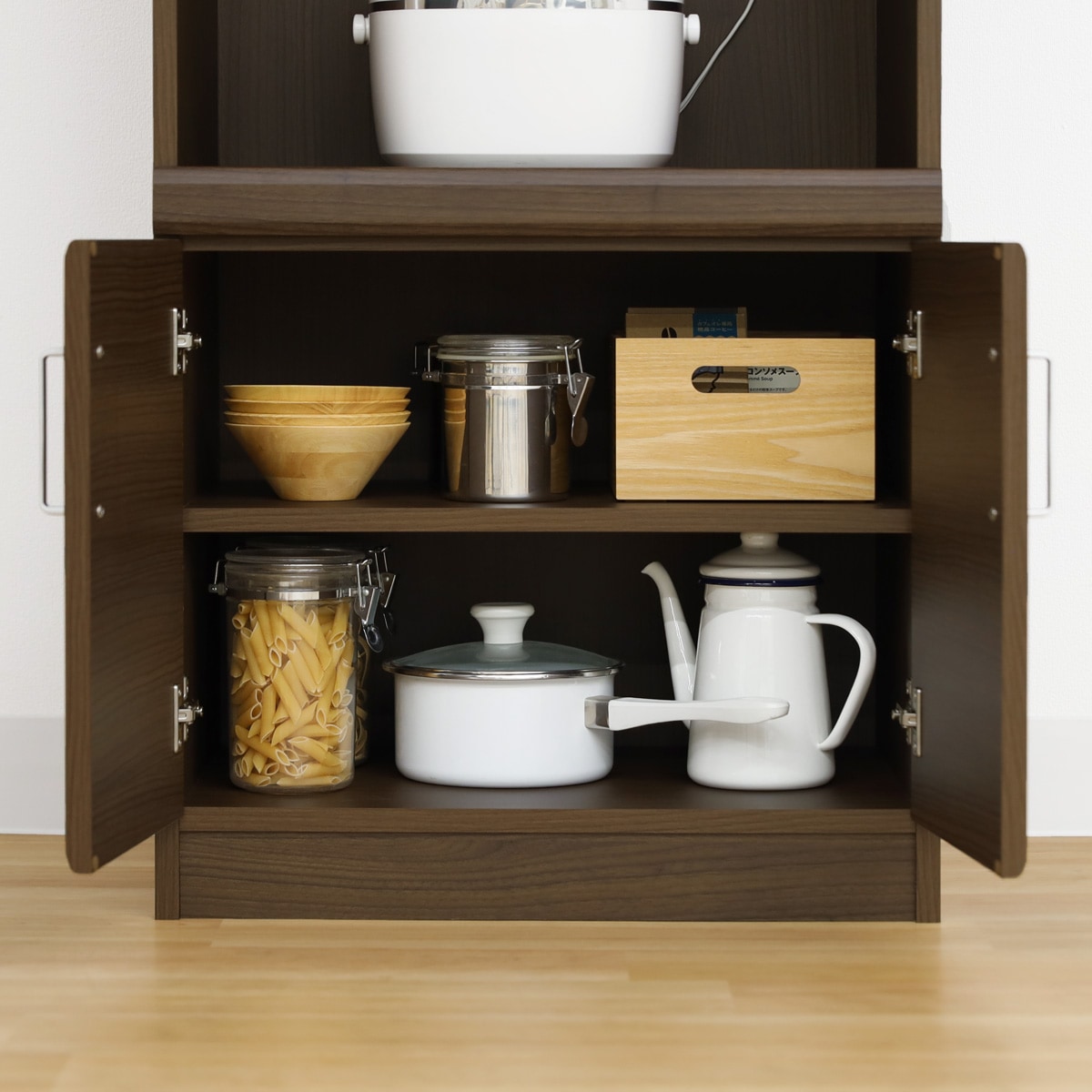 家電収納キャビネット ベアルモ BRM-1855SL 白井産業 【お客様組立商品