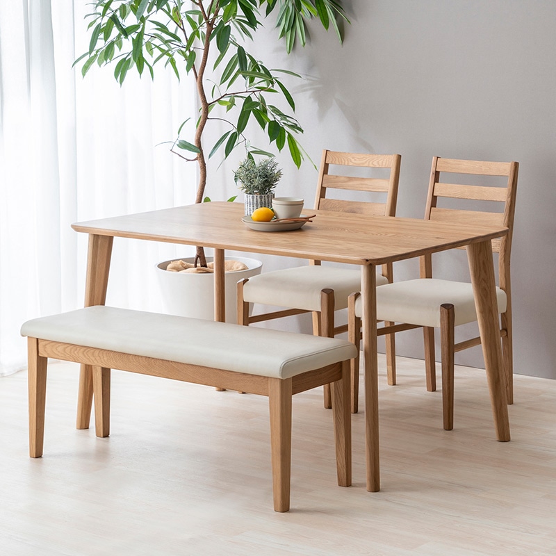チェアテーブルセット ダイニングテーブルセット ダイニングセット 5点 140×85cm