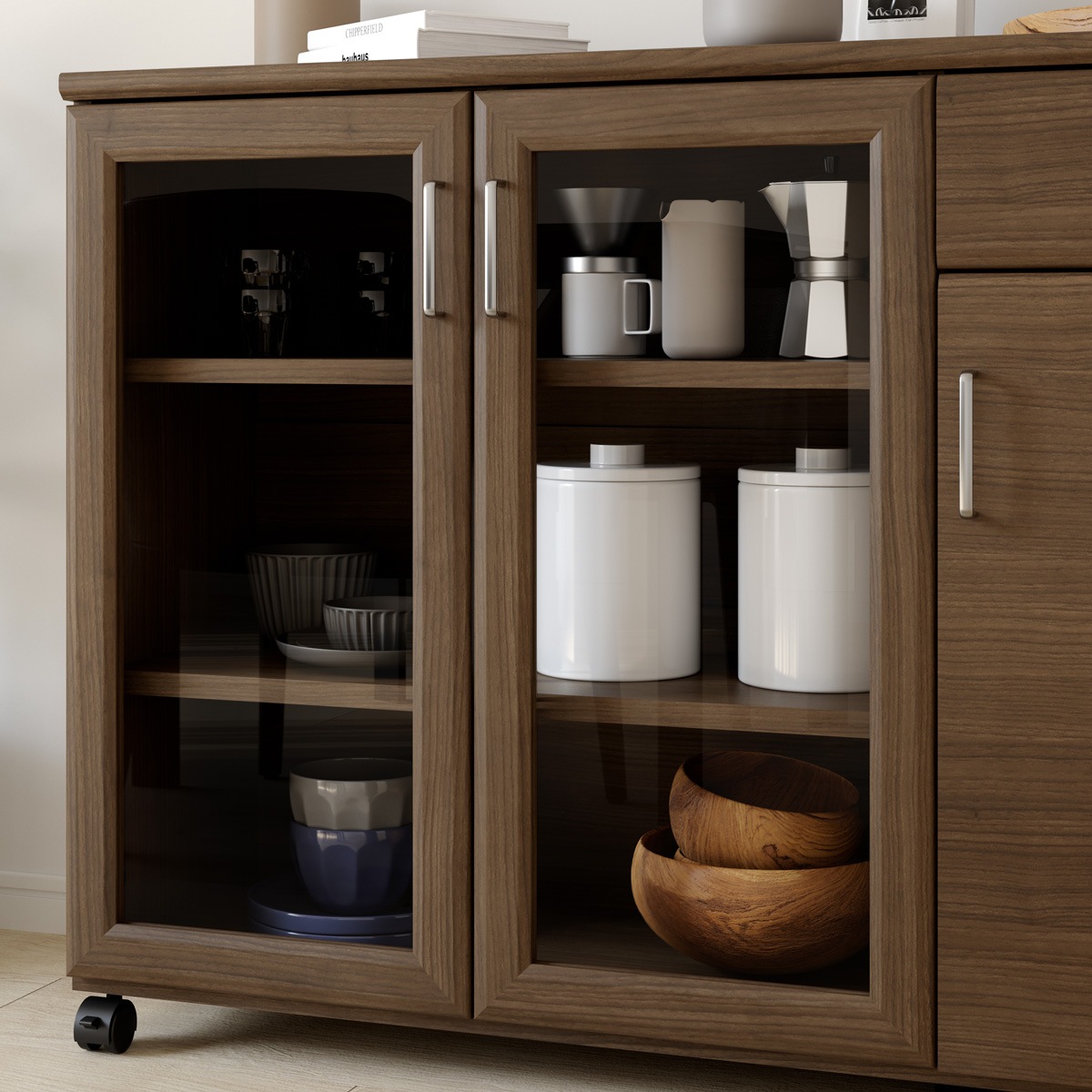 カウンターワゴン ベアルモ BRM-8511CW 白井産業 【お客様組立商品】の