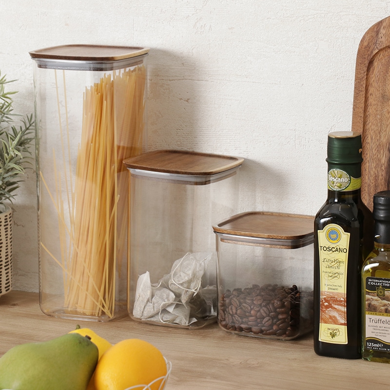 保存容器 IF アカシア蓋の保存容器L 1800【hibi.】の通販｜東京