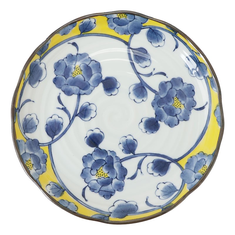 皿 黄牡丹 7寸皿の通販｜東京インテリア公式通販