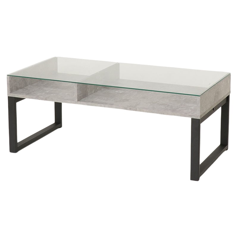 ガラスリビングテーブル IF-CG100-3N【お客様組立商品】の通販｜東京