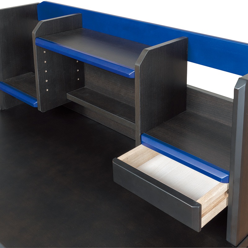 学習デスク ネロBK/BL＋SMOT24BK【大型商品配送】の通販｜東京