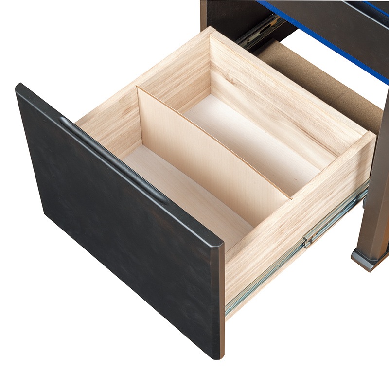 学習デスク ネロBK/BL＋SMOT24BK【大型商品配送】の通販｜東京