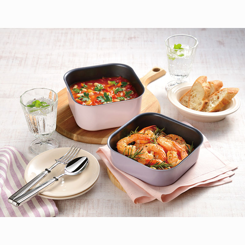 着脱鍋セット レイクメイト角形4点セット18cm【ガス・IH対応】の通販