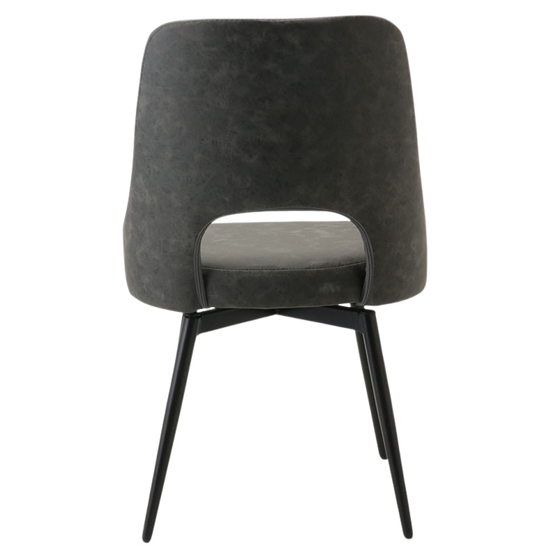 niko and レザー調チェア HAGiHARA チェア 座面回転 素材が選べる回転チェア 1脚 単品