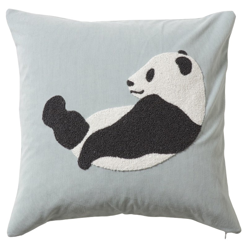 クッションカバー IF リバーシブルパンダ BL【if Home】 の通販｜東京