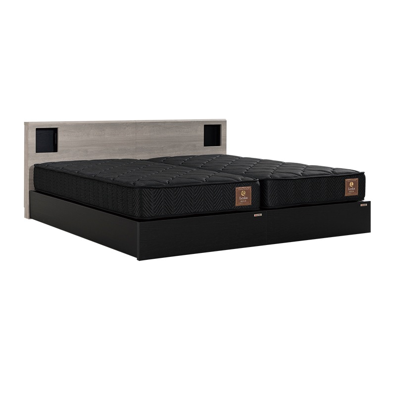 ツインベッドセット スタージ左+右＋マットレス レスカ レギュラー