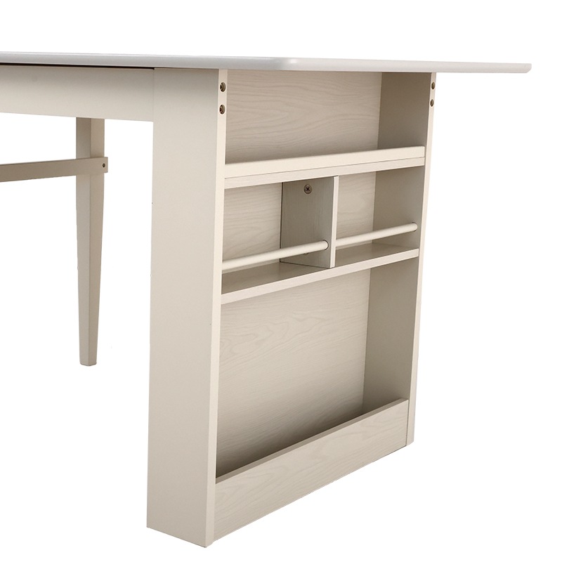 ダイニング4点セット 伸長テーブル CALM4 90EXTMHY/M-LGY + 回転チェア