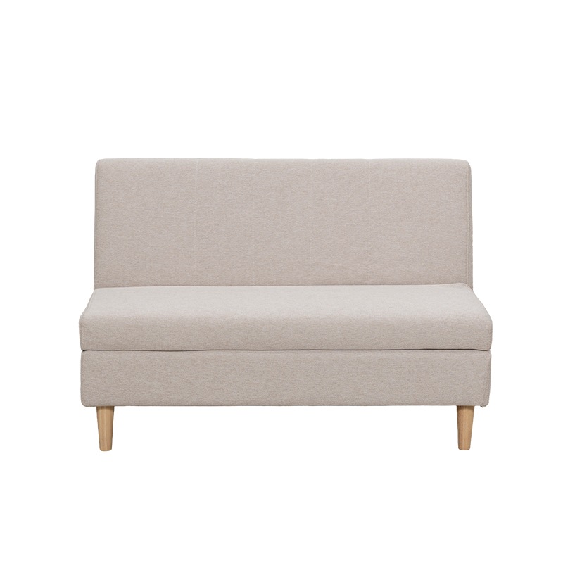 2Pソファ LD-カドル 木脚 2Pカバー IVアイボリー【大型商品配送】※納期