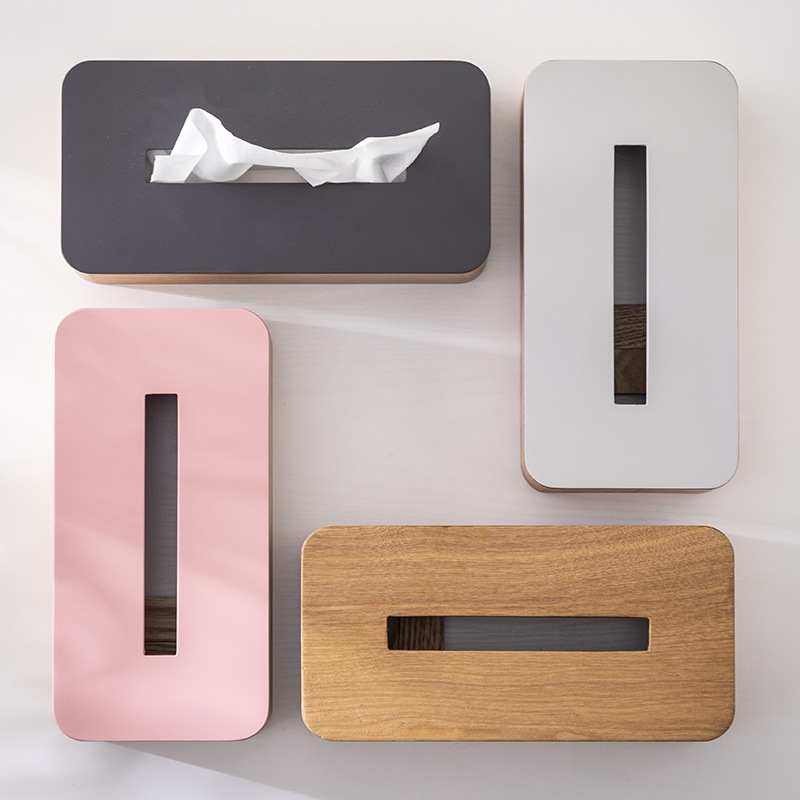 ティッシュBox 楽天市場】[ 厚型対応蓋付きティッシュケース リン ] 山崎実業 RIN