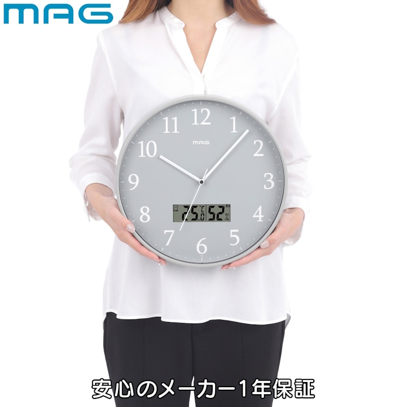 グリージョ 電波アナデジ掛時計 W-816 GY-Zの通販｜東京