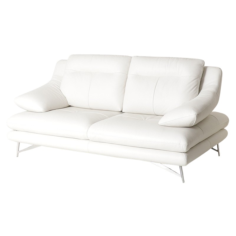 ✴️タイムセールお値下げ✴️2人掛けソファ　オフホワイト スタンザインテリア ソファ ソファー 2人掛け おしゃれ 幅121