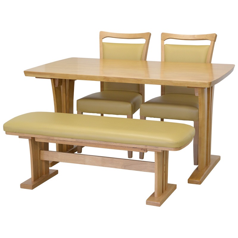 ダイニング4点セット BONDS2 テーブル135 + チェア + ベンチ120 ALD  