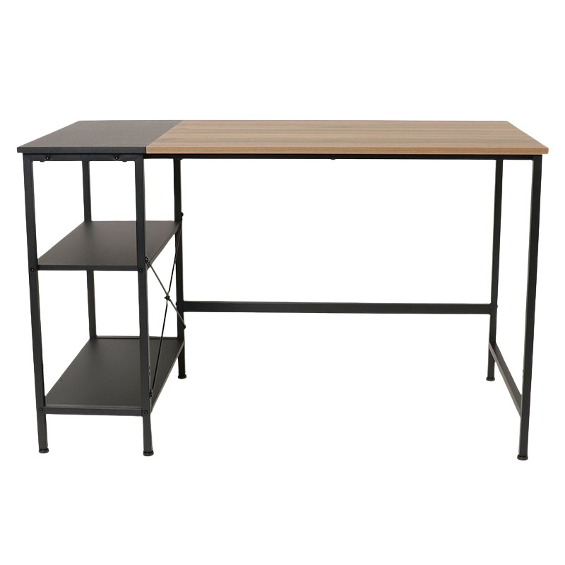 左右が選べるデスク IF シリウス12060 WAL/BK【お客様組立商品】の通販