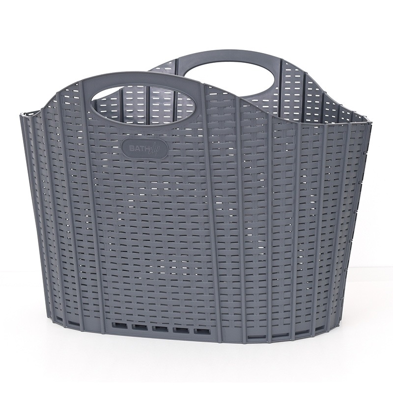 ランドリーバスケット 折りたためるバスケット ラタンの通販｜東京