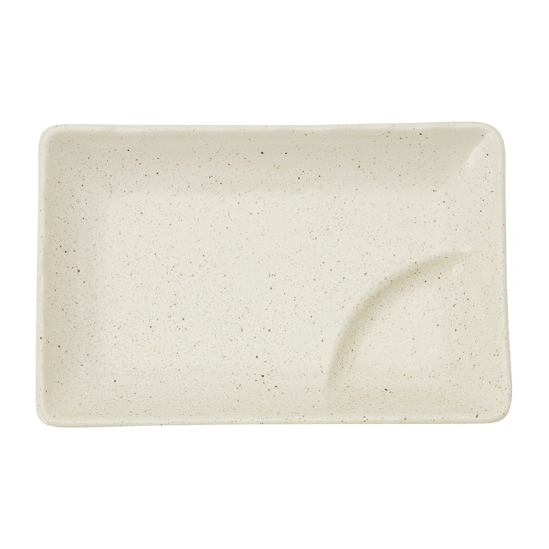 角皿 仕切皿 粉引 白の通販｜東京インテリア公式通販