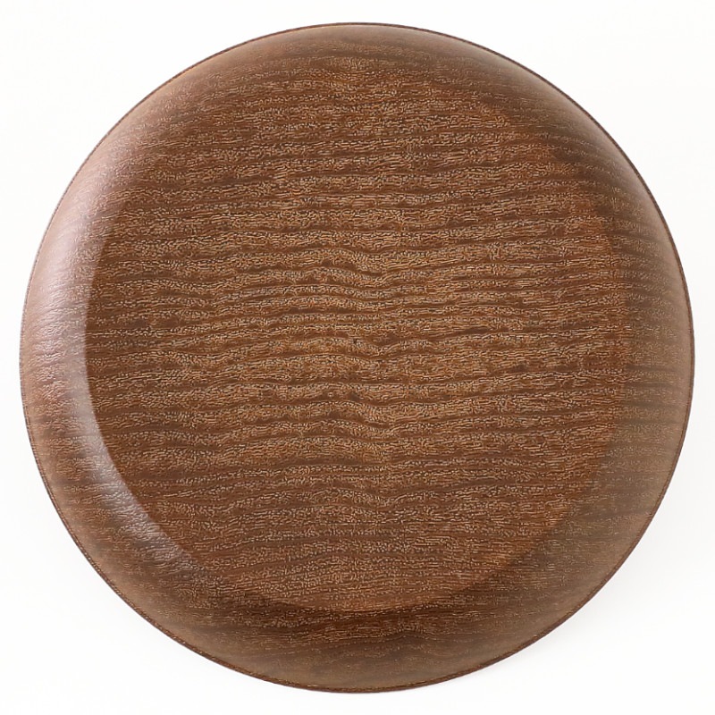 ラウンドプレートL IF97365木のような抗菌するうつわBRの通販