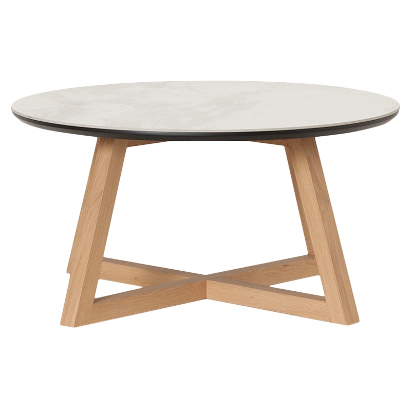 リビングテーブル 天板TSDL-080 WTC+脚TSDL-A NOK【大型商品配送便での