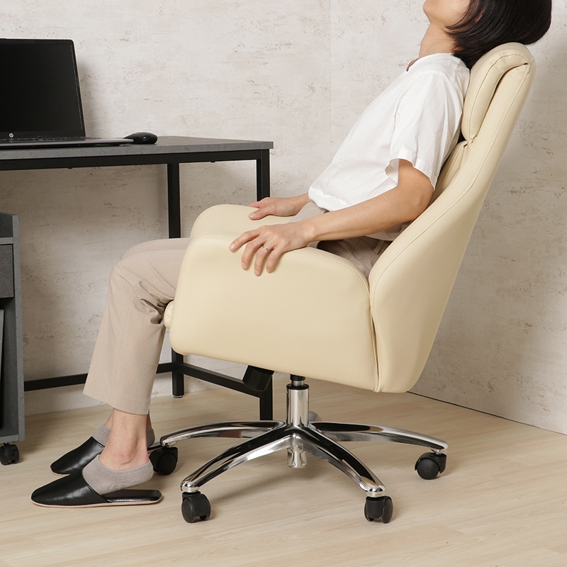 ハイバックチェアー IF JM-07 IV【お客様組立商品】の通販｜東京