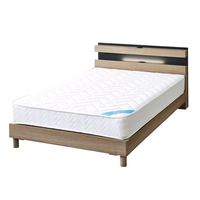 ベッド　マットレス、フレームセット LOWYA ベッド マットレスセット S シングル ベッドフレーム