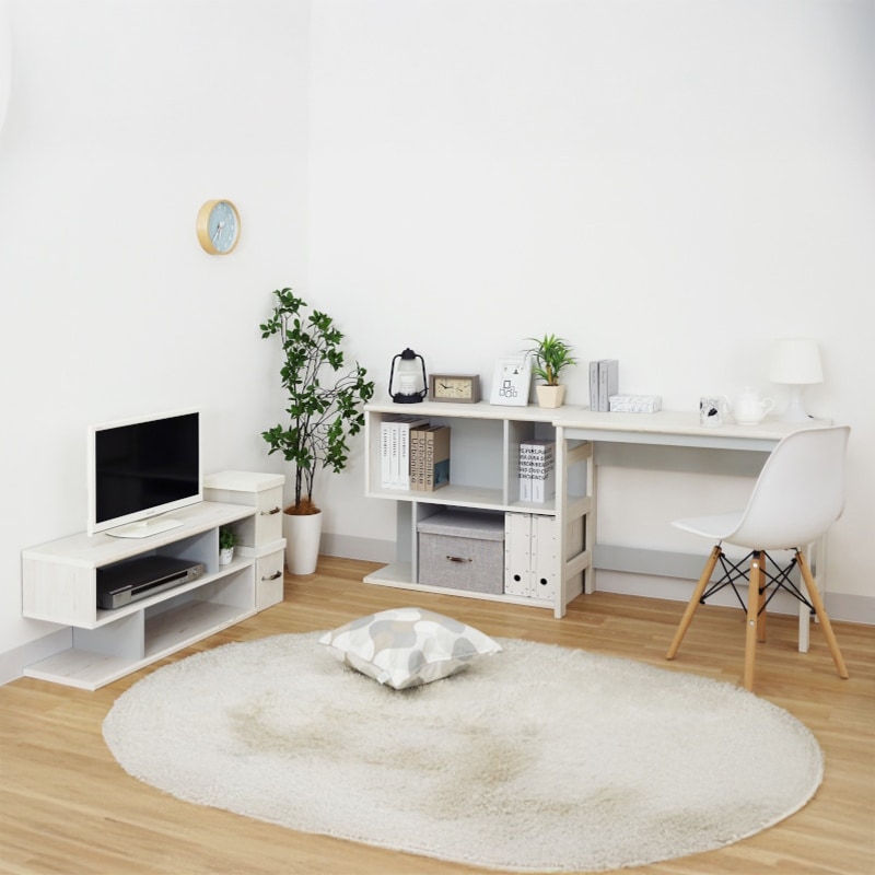 ローボード ネオリーブ IF NLI-4085 白井産業【お客様組立商品】◇ 14