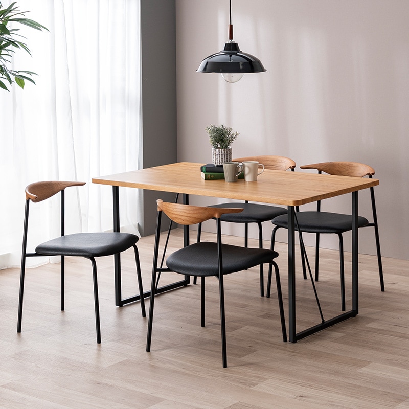 ダイニング5点セット テーブル（if NEST）SAMANTHA NEO2 135TOP OAK+脚