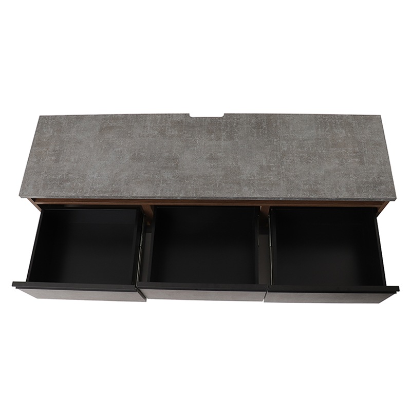 セラミック調TVボード IF Reversi RE-01 150 BRGY【お客様組立商品】の