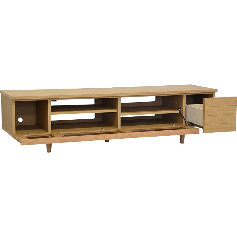 ローテレビボード Nオークライフ 1600 【大型商品配送】の通販｜東京