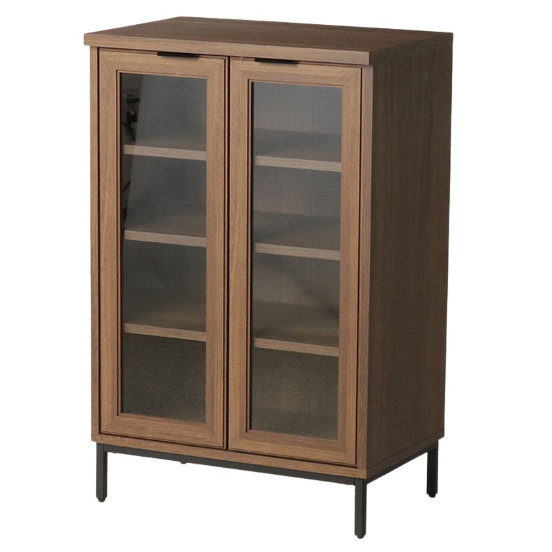 キャビネット IF IMPACT IP-60CB ブラウンオーク【お客様組立商品】の