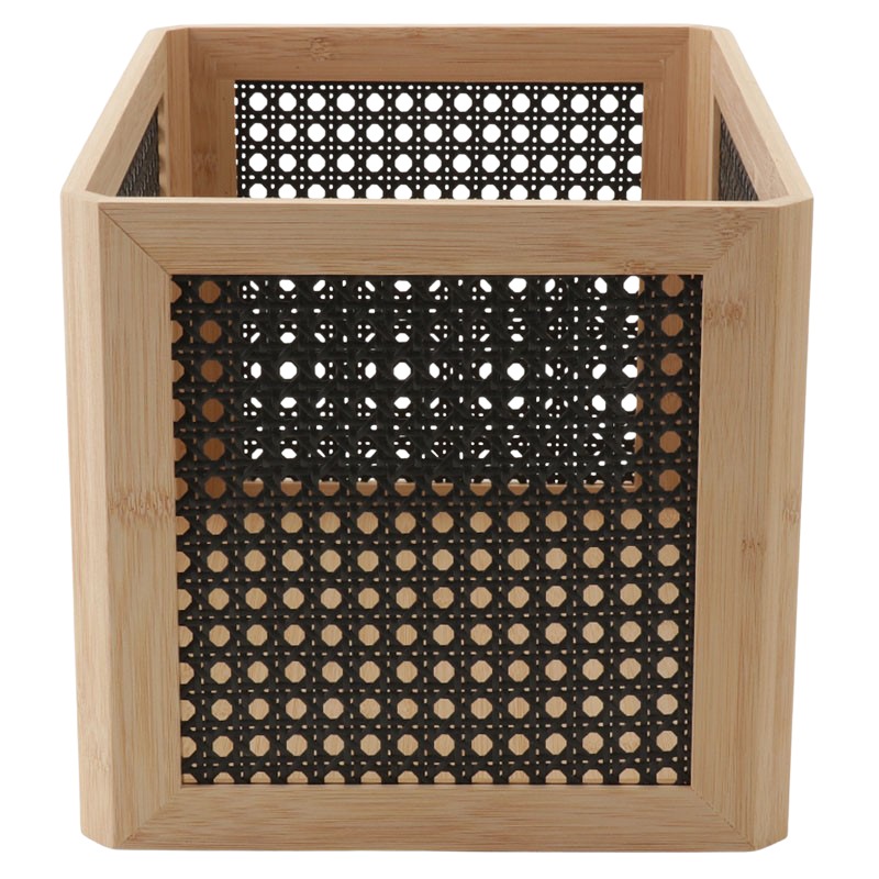 籐製円形バスケット 編み込みデザイン keiichistore_sc123