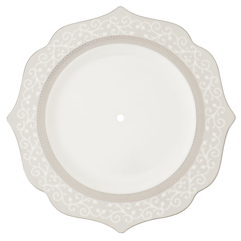 ケーキスタンド IF damask 22/28cm SV【お客様組立商品】の通販｜東京