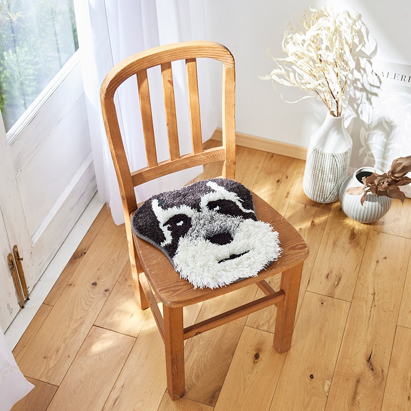 アクセントマット イヌカオ シュナウザー BSの通販｜東京インテリア