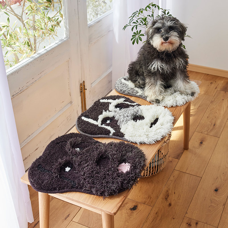 アクセントマット イヌカオ シュナウザー BSの通販｜東京