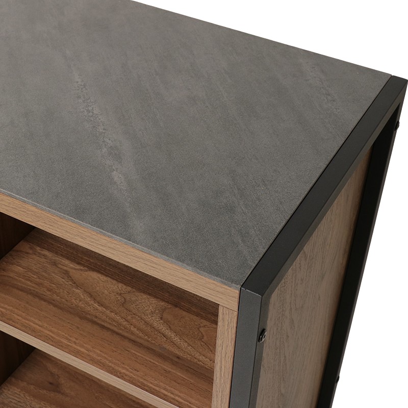 キャビネット IF Theory TH-CB80 BR/GY【お客様組立商品】の通販｜東京