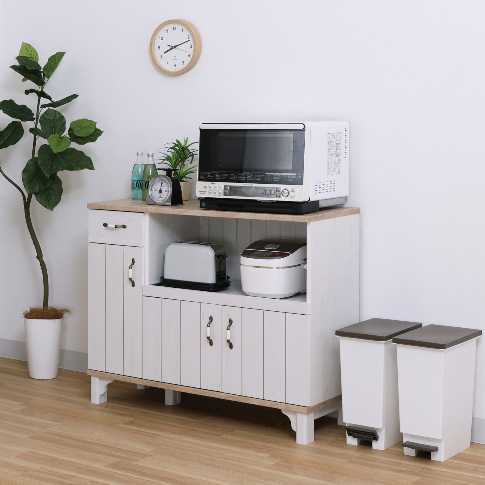 カウンターワゴン ブランパーニュ IF BLP-9011SLWH 白井産業【お客様