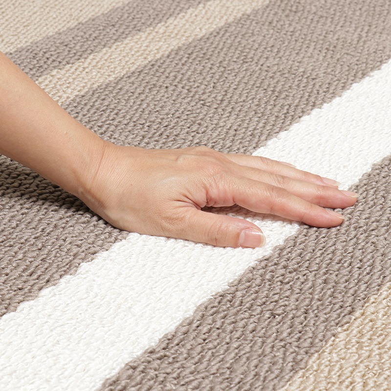 スペースラグ リップル BE ※3サイズ有 【床暖・ホットカーペット対応