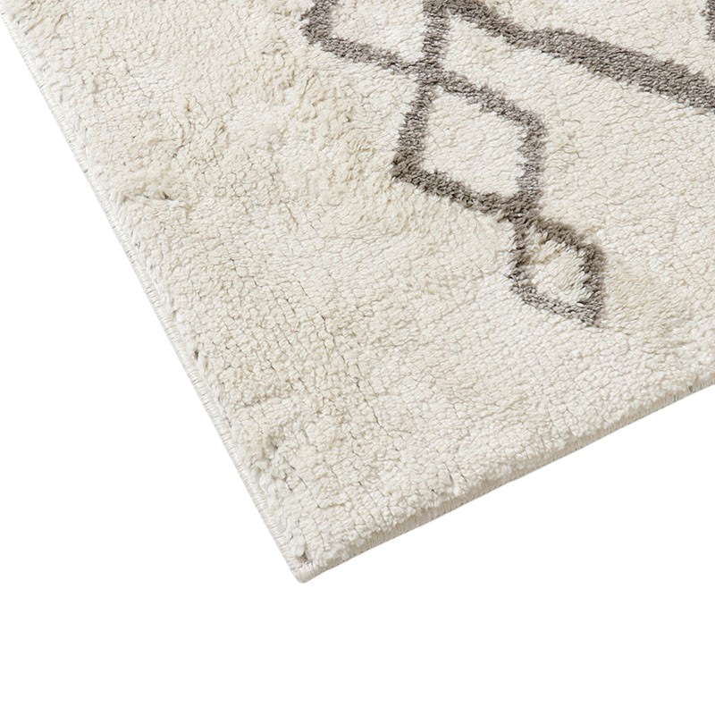 スペースラグ テトラ GY ※3サイズ有【床暖・ホットカーペット対応】の