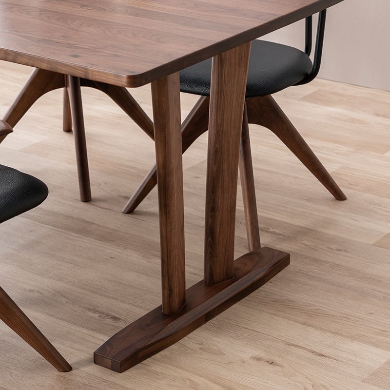 ダイニングセット（if NEST）SAMANTHA NEO2 150TOP WN+脚SAMANTHA NEO2