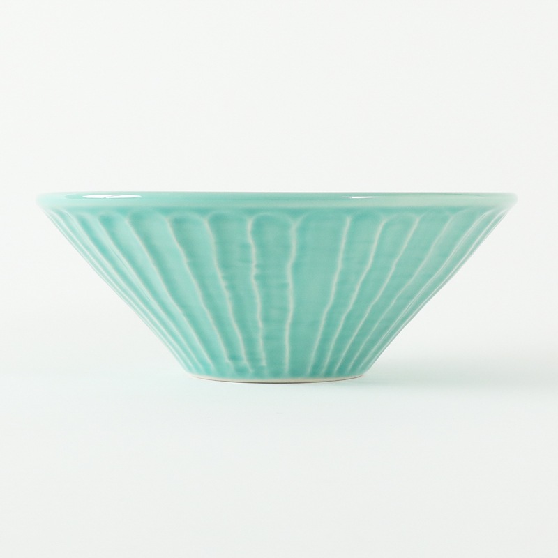 深鉢 トルコ青磁 しのぎ 4-973の通販｜東京インテリア公式通販