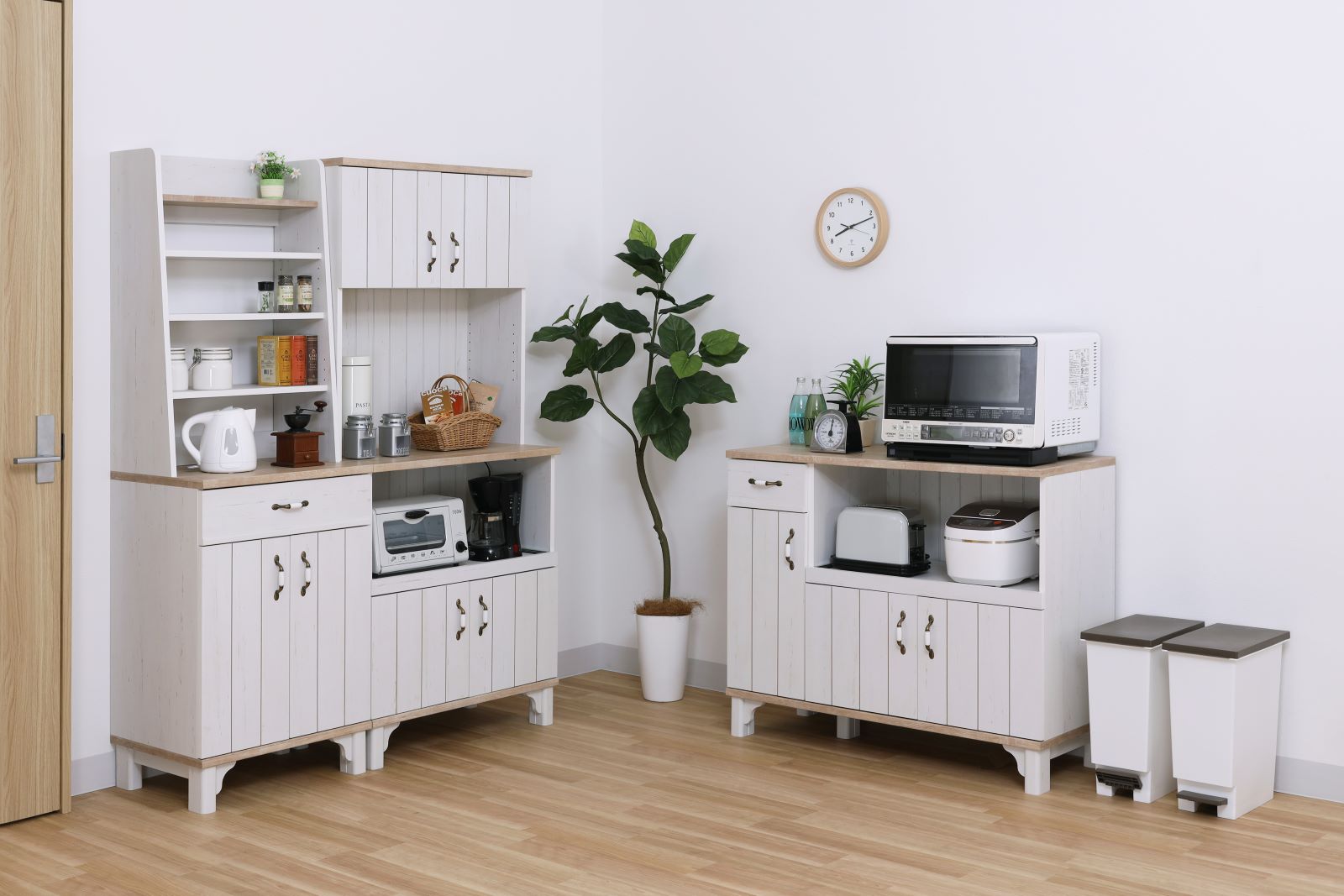 カウンターワゴン ブランパーニュ IF BLP-9080SLWH 白井産業【お客様