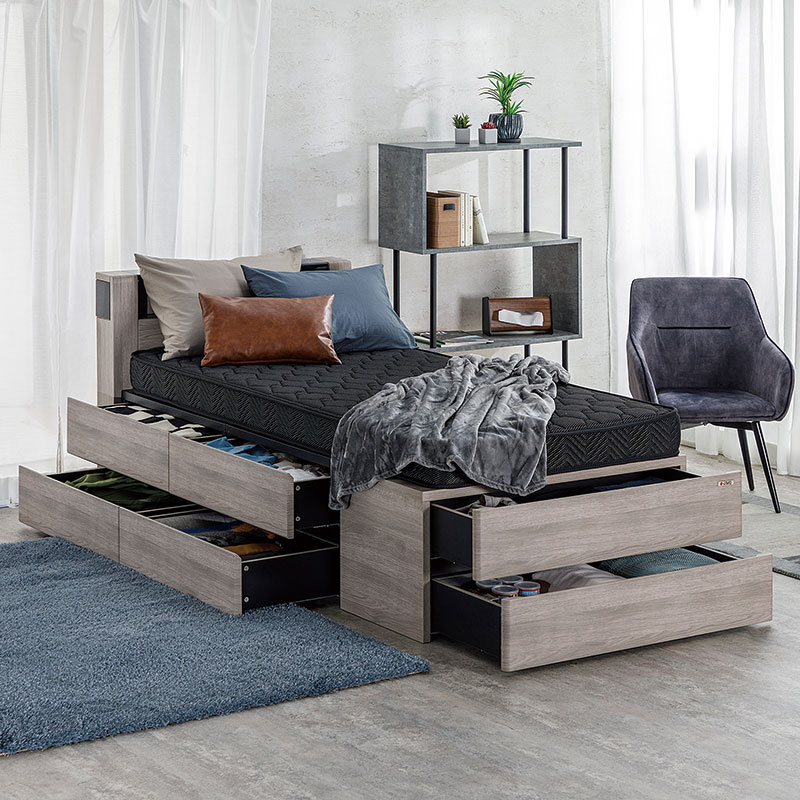 ベッドフレーム チェスタ フットBOX GYB グレージュ【大型商品配送】※2サイズ有 BEDFAIRの通販|東京インテリア公式通販