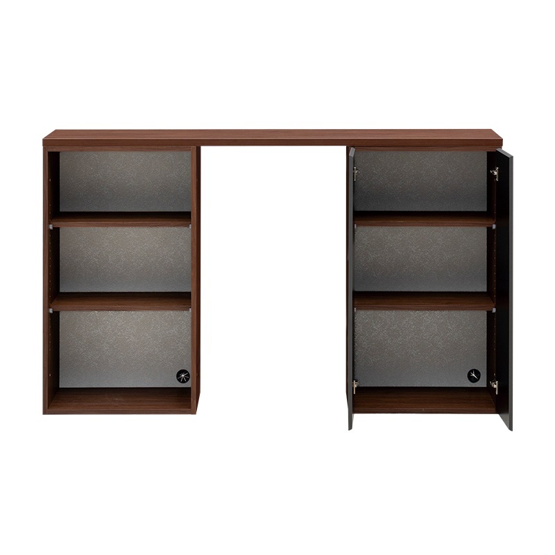 ユニットシェルフセット タプリ 60OP BR + 60扉 BR/DGY + 天板 180BR