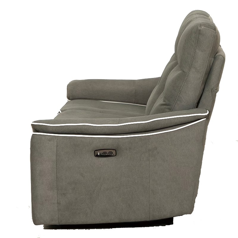 2人掛 電動ソファ ポアーレⅡ 1815A 2PEM CASTEL80LGY(パイピング_