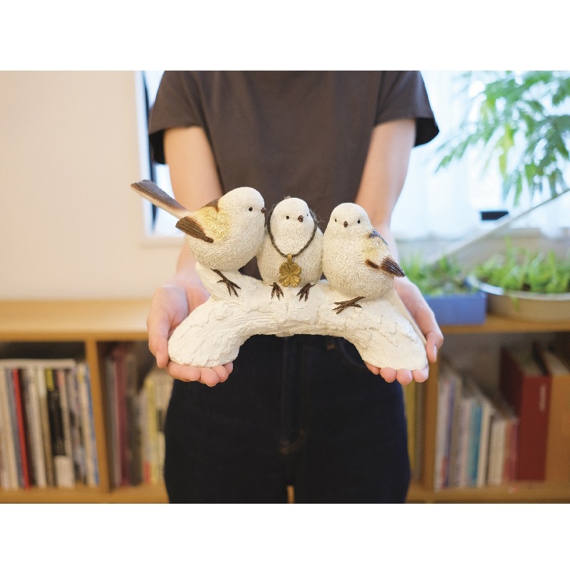 鳥 置物 金属 インテリア小物 オーナメント シマエナガ KH-61348の通販｜東京インテリア公式通販