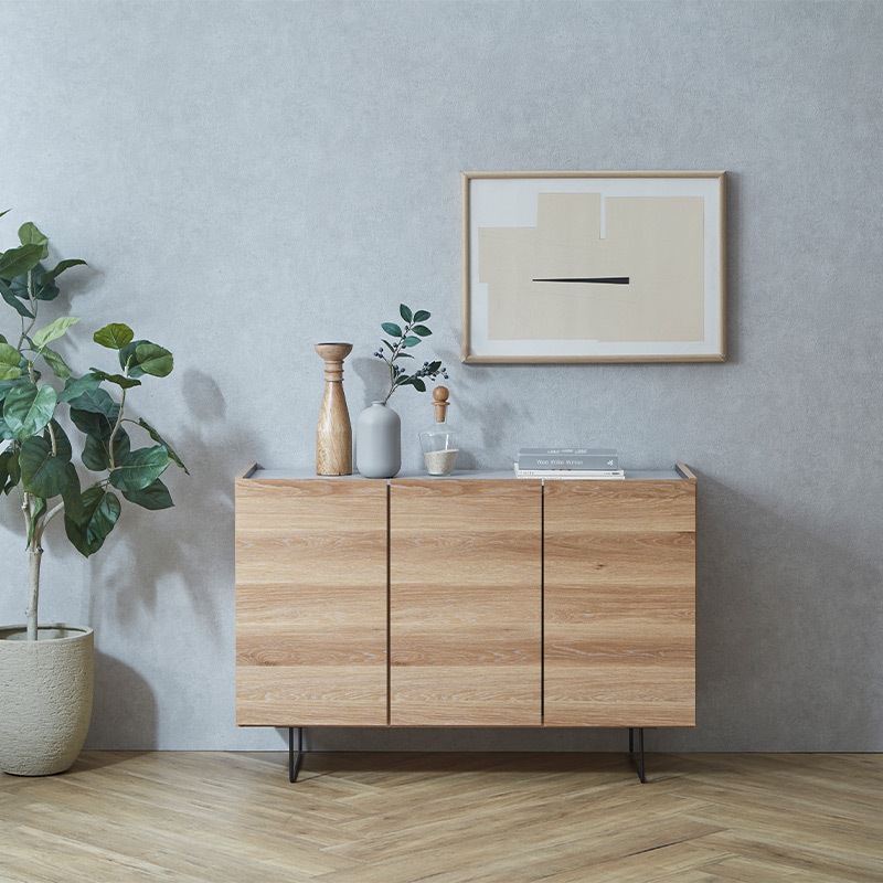 サイドボード ダブル 120SB 【大型商品配送】の通販｜東京インテリア