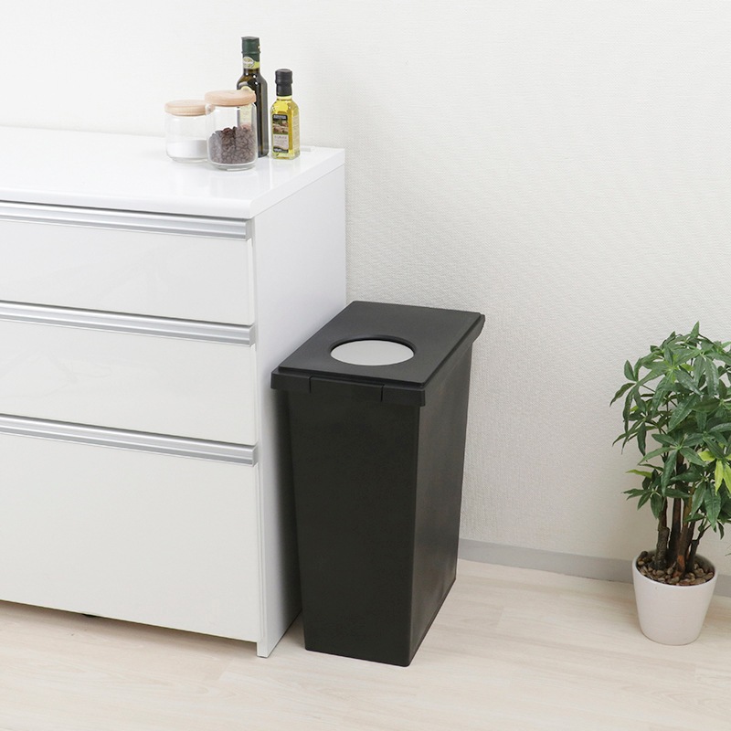 ダストボックス ユニードロック&プッシュ45LBKの通販｜東京インテリア