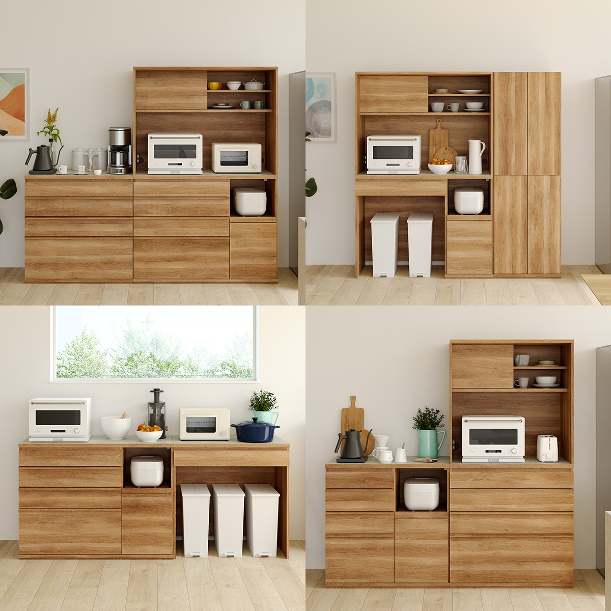 キッチンストッカー コモピア CMA-1860DNA 白井産業 【お客様組立商品